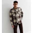 Only & Sons Cotton Rust Check Overshirt