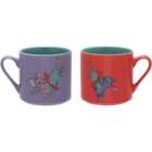 Disney Stitch Ceramic Mugs 2 Piece