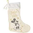 Disney Mickey Mouse Plush Velvet Stocking