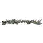 Champagne and Silver LED Garland Ornament
