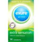 Pack of 14 Exure Extra Sensation Condoms