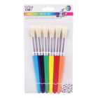 Crafty Club Pack of 6 Jumbo Paint Brush Set 
