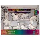 Crafty Club Paint Your Own Animal Plaster Figures Set 10 Pack