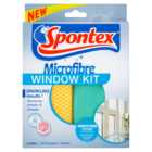 Spontex Window Microfibre Cloth 2 Pack