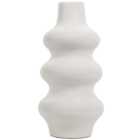 Abstract Matte White Vase