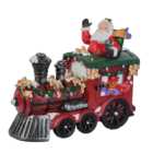 Winter Wonderland LED Santa Steam Train Christmas Decoration
