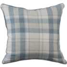 Divante Highbury Blue Check Cushion 43cm