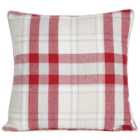 Divante Highbury Crimson Check Cushion 43cm
