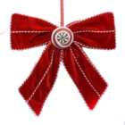 Red and White Sweet Bow