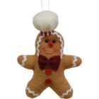 Single Candy Cane Lane Hanging Gingerbread Ornament in Assorted styles