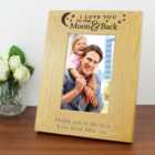  Personalised To the Moon and Back Oak Effect Portrait Photo Frame 