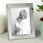  Personalised Silver Mummy and Me Portrait Photo Frame 