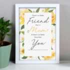 Personalised No Better Mum A4 Framed Print