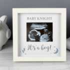  Personalised Its A Boy Baby Scan Frame 