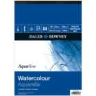 Daler Rowney Aquafine A4 White Watercolour Paper and Pad 12 Sheets