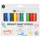 Art Studio Bright Paint Sticks 12 Pack