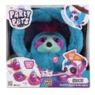 Party Pets Blue Slowy the Sloth Interactive Soft Toy