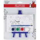 Single Crafty Club Mini Christmas Canvas and Easel in Assorted Styles
