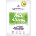 Slumberdown Double White Anti-Allergy Mattress Protector