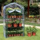 My Garden 3 Tier PVC 2.3 x 1.5ft Mini Greenhouse
