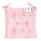Velvet Seat Pad - Pink Blush