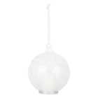 LED Clear Candle Christmas Bauble