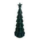 Royal Emerald Flocked Christmas Tree Decoration