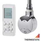 Heating Style Timed Remote Control Thermostatic 300W Element + T-Piece - Chrome
