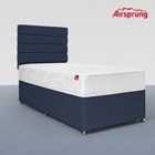 Airsprung Single Comfort Mattress With Midnight Blue Divan
