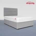 Airsprung Small Double Ultra Firm Mattress With Silver Divan