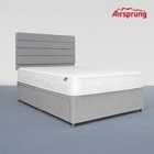 Airsprung Double Pocket 800 Memory Mattress With 4 Drawer Silver Divan