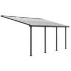 Canopia by Palram Olympia Patio Cover 3m x 6.1m - Grey Clear