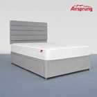 Airsprung Double Ultra Firm Mattress With 4 Drawer Silver Divan
