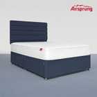 Airsprung Small Double Open Coil Memory Mattress With 4 Drawer Midnight Blue Divan