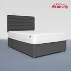 Airsprung Double Pocket 1000 Comfort Mattress With Charcoal Divan
