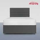 Airsprung Double Pocket 800 Memory Mattress With 2 Drawer Charcoal Divan