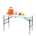 Neo Folding Picnic Table Portable 4ft Extendable Height