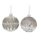Clear Jewelled Sequin Bauble