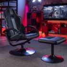 X Rocker Milano Rocking Recliner Gaming Chair With Footstool