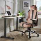 X Rocker Onyx Ergonomic Fabric Office Chair - Pink