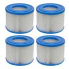 Dellonda Universal Inflatable Hot Tub/Spa Filter Cartridge 105 x 80mm Pack of 4