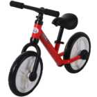 Tommy Toys Red Toddler Balance Training Bike with Stabilizers