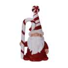 Candy Cane Lane Red Glitter Gonk Decoration Ornament