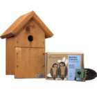 Green Feathers Bird Box Camera Deluxe Bundle with TV Cable