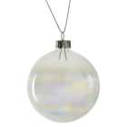 Lustre Clear Bauble - Clear