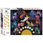 1500-Piece Zodiac Signs Puzzle - Purple