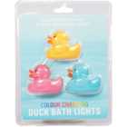 G&G Colour Changing LED Duck Bath Toy 3 Pack