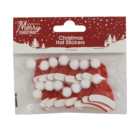Pack of 15 Christmas Hat Stickers