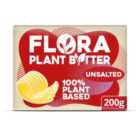 Flora Plant Butter Unsalted 200g
