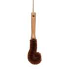 Coconut Pot Brush with Wooden Handle